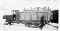Loaded Linn Tractor C 1929 At the "power" yards at Mile 86