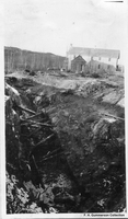 The Mandy Mine "Glory Hole" and Bunk House possibley taken C 1929