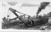 Dominion Construction's Mighty "Iron Horse" on the Flin Flon Line C 1929