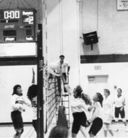 Highschool volley ball provincial playdowns at Hapnot Collegiate