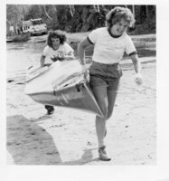 Women’s Canoe Race on Phantom Lake Day 1990