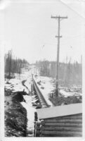 The Woodstave Pipe Line from the Cliff Lake Pump House