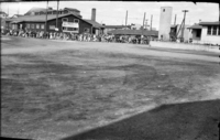 Children Marching around Jubilee Hall (Perhaps coming from Community Hall
