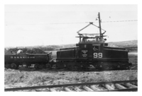 Electric Engine no 99 Hauling Car of Waste
