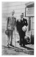 Lord Tweedsmuir with Flin Flon Mayor Peter McSheffery