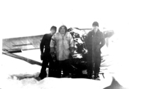 Three Men and a Plane Through the Ice - no other informatin