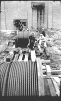 Insgalling Hoist Cables - South Main Shaft Construction - 1939