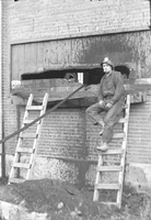 Installing Hoist Cables - South Main Shaft Construction - 1939