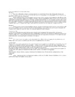C 1930 A Description of the Town and its organization before the Municiple Act 