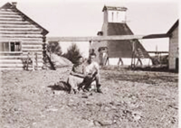 Vera and John Spencer at Mandy Mine 1930
