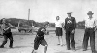 Baseball On The Ball Ground East of the Smelter C 1930
