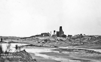 1930 Flin Flon Open Pit Mine The Beginning of the Dam around the site of the Open Pit