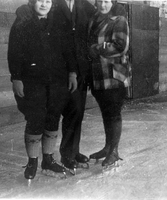 1930 Three Unidentified Skaters