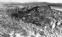 1930 Flin Flon( With some study thiss m construction of the dam around the open pit site)
