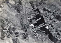 1930 Log Bracing in Mandy Mine Open Pit