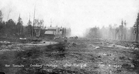 Cranberry Portage after June 1929 fire