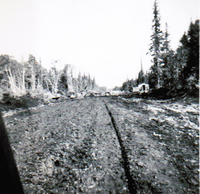 1948 Construction Work on Nipawin Highway. 
