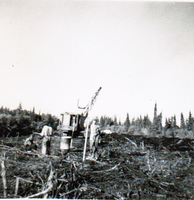 1948 Construction Work on Nipawin Highway. 