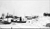 Early Flin Flon Camp in Winter C 1927