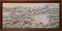 Abstract Painting of Flin Flon