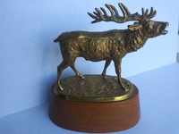 Bronze "ElK" Given to M. A. Roche