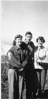 Elizabeth and Jack Proctor with Caroline Roche iin Flin Flon in the 1950's.