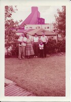 August 1955 in front of the Company Cottage.
