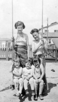 Five Roche kids playing in Flin Flon.