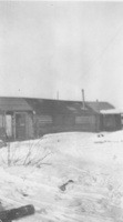 "One of the log Cabins" Flin Flon Early Camp C 1927