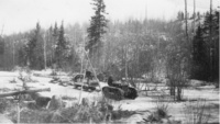 "Tractor Moving up the Lake" Flin Flon C 1928