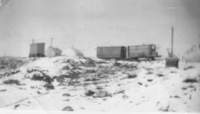 "A Couple of Cabooses. Men Sleep in Them" C 1928