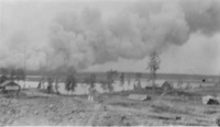 Another View of the Forest Fire 1929 "Note the Densse Smoke"