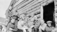 Early Camp Employees, Third from right may be "Mac" McGilvary C 1926