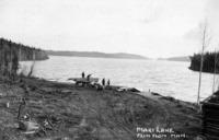 Mari Lake Landing on the route to Island Falls C 1928