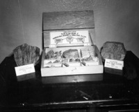 Display of Ore Samples and Finished Metals from HBM&S Flin flon
