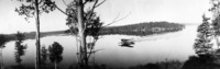 Plane Landing on Flin Flon Lake C 1928 May be Northern Aireo Mining and Exploration