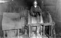 Under ground Scraper Operator , No. 2 Shaft Flin Flon C 1927