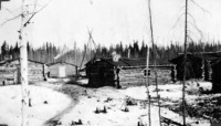 Logging Camp North of Flin Flon C 1927