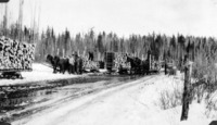 Logging Operations North of Flin Flon Late Winter 1927