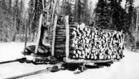 Logging Operations North of Flin Flon Late Winter 1927