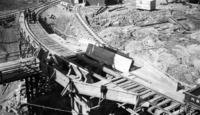 Dumping point for Fill for The Dam to be Transferred to Narrow Gauge Rail C 1928