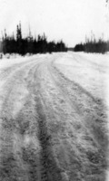 Section of the Winter Road to Island Falls 1929