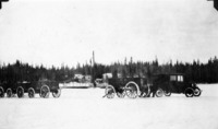 1929/30 Wagons and Delivery Truck Mile 86 Island Falls Haul