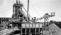 19299 Filling Cement Trolly Cars at Cement Plant