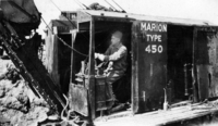 Operating the Marion Type 450 (This might be Harry Evans )