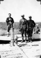 Party on the Summer Route to Island Falls Possibly M. A. Roche second from left C 1929