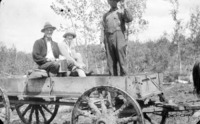 Wgon on the Flin Flon to Marie Lake Portage C 1929