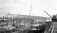 Erecting Steel over the Mill Thickener Tank C 1929