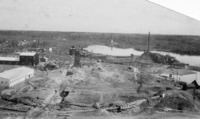 View of the Early Camp at the Start of Construction C 1928