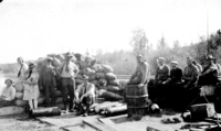 Group in a Barge, no locaation C 1927